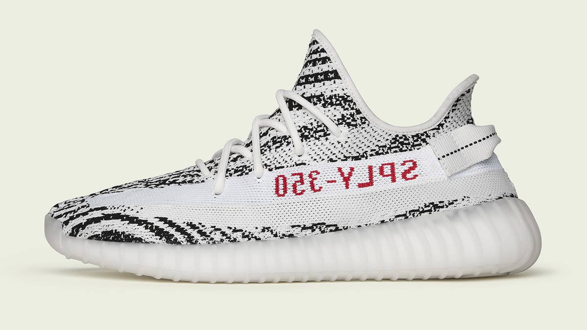 The popular Adidas Yeezy Boost 350 V2 'Zebra' is reportedly restocking again in December 2020. Click here to learn more.