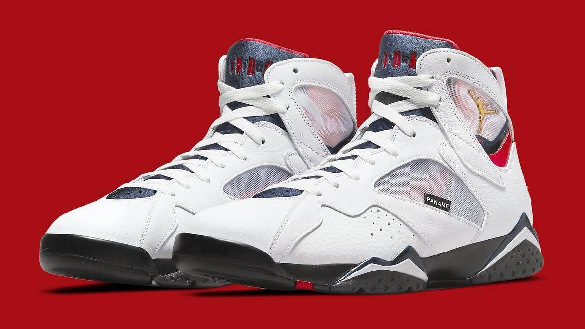 Parisian soccer club Paris Saint-Germain gets another team-inspired retro with a special Air Jordan 7 releasing in May 2021. Click here for a detailed look