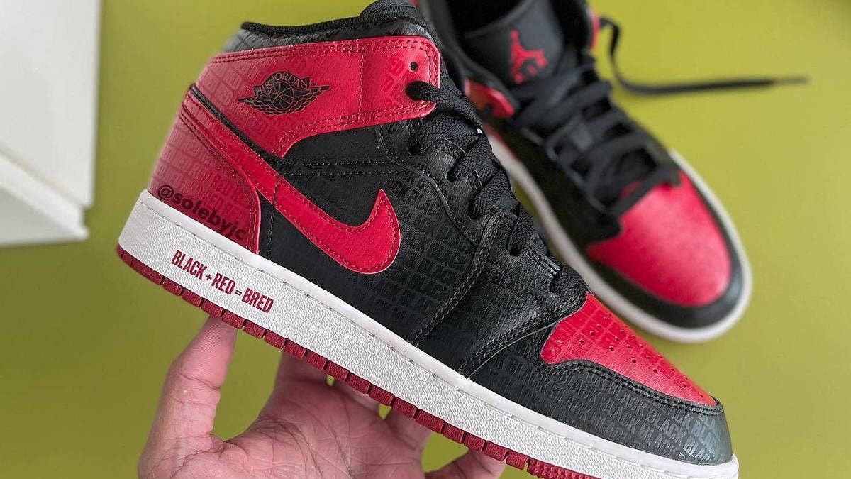 Jordan Brand is using an upcoming Air Jordan 1 Mid release to explain the classic 'Bred' nickname. Click here for a first look and the release info.