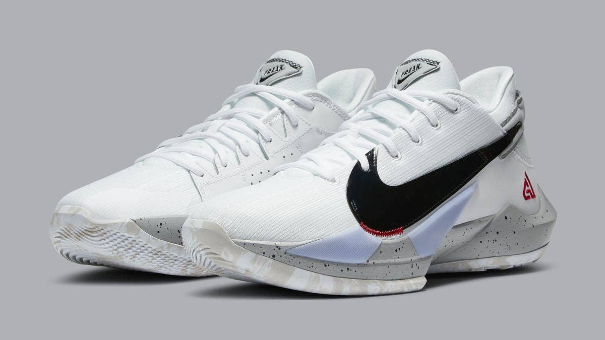 A 'White/Cement' makeup of the Nike Zoom Freak 2 is releasing in October 2020. Click here to learn more about the colorway.