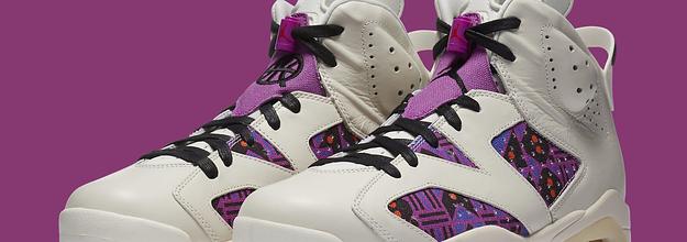 Jordan 6s shop purple and white