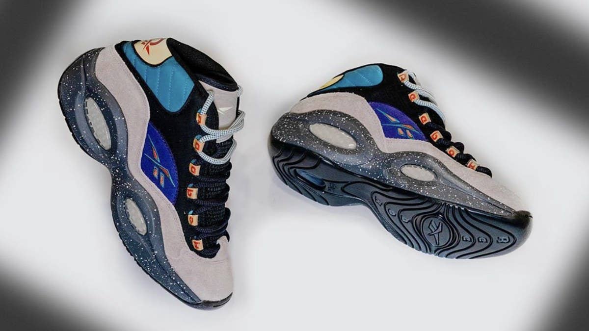 The 'Bubba Chuck' Nice Kicks x Reebok Question features fishing-inspired details as a nod to Allen Iverson's favorite hobby.