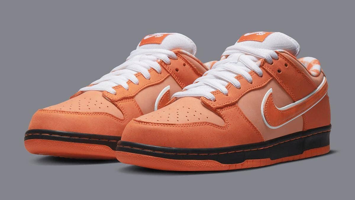 The long-awaited new 'Orange Lobster' Concepts x Nike SB Dunk Low collab is releasing in December 2022. Click here for the official details.