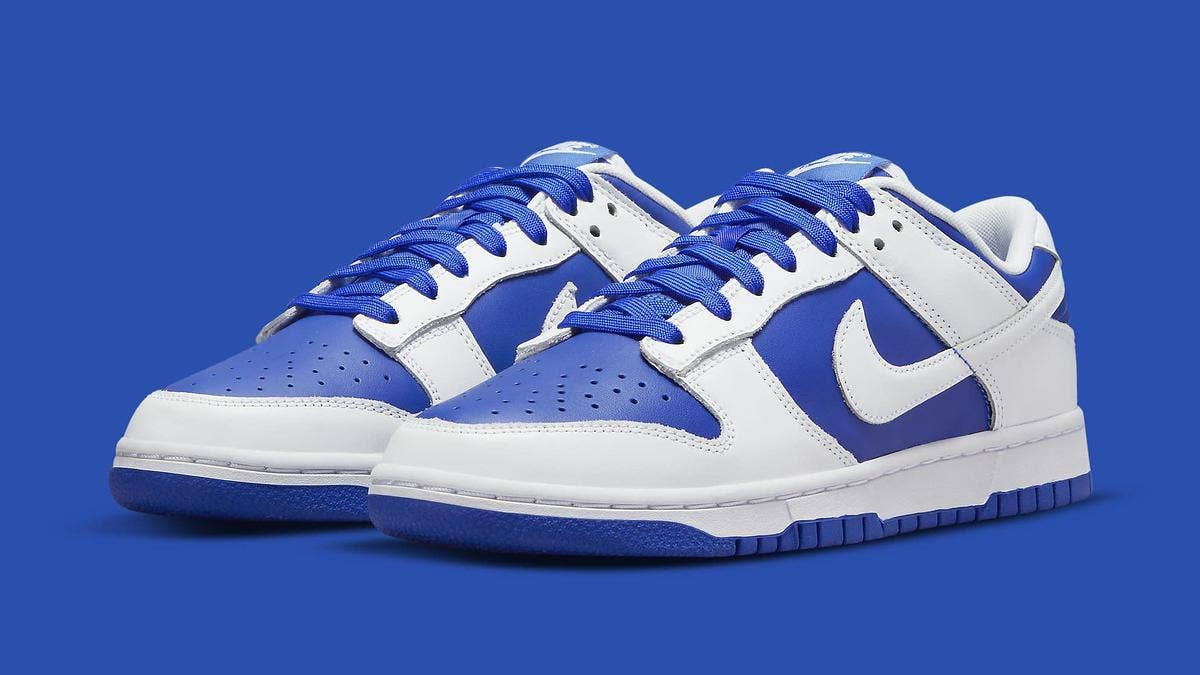 Official product images of the 'Reverse Kentucky' Nike Dunk Low have emerged. Click here for the early release info and a closer look at the shoe.