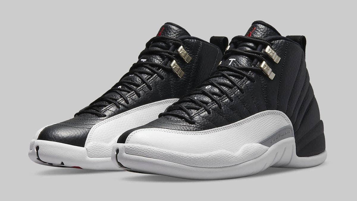 The original Air Jordan 12 'Playoffs' is reportedly returning in Spring 2022 as part of the shoe's 25th anniversary. Click here for the official release info.
