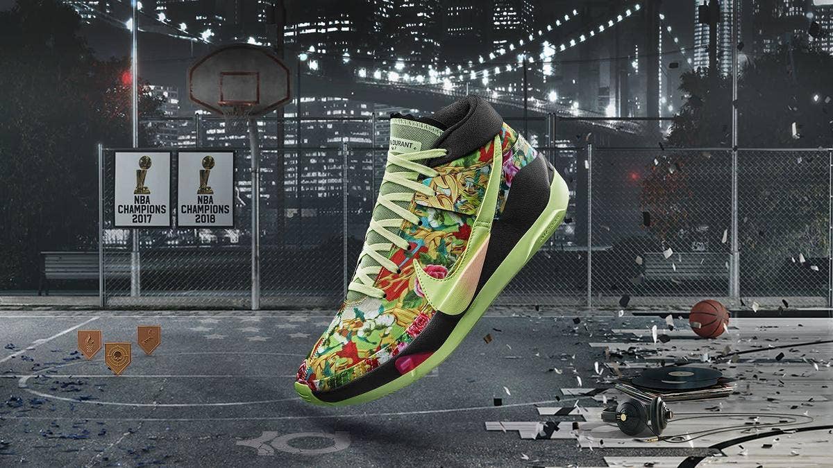 The Nike KD 13 GE 'Funk' is releasing in May 2020 exclusively through NBA 2K20 for its Gamer Exclusive program. Click here to learn more.