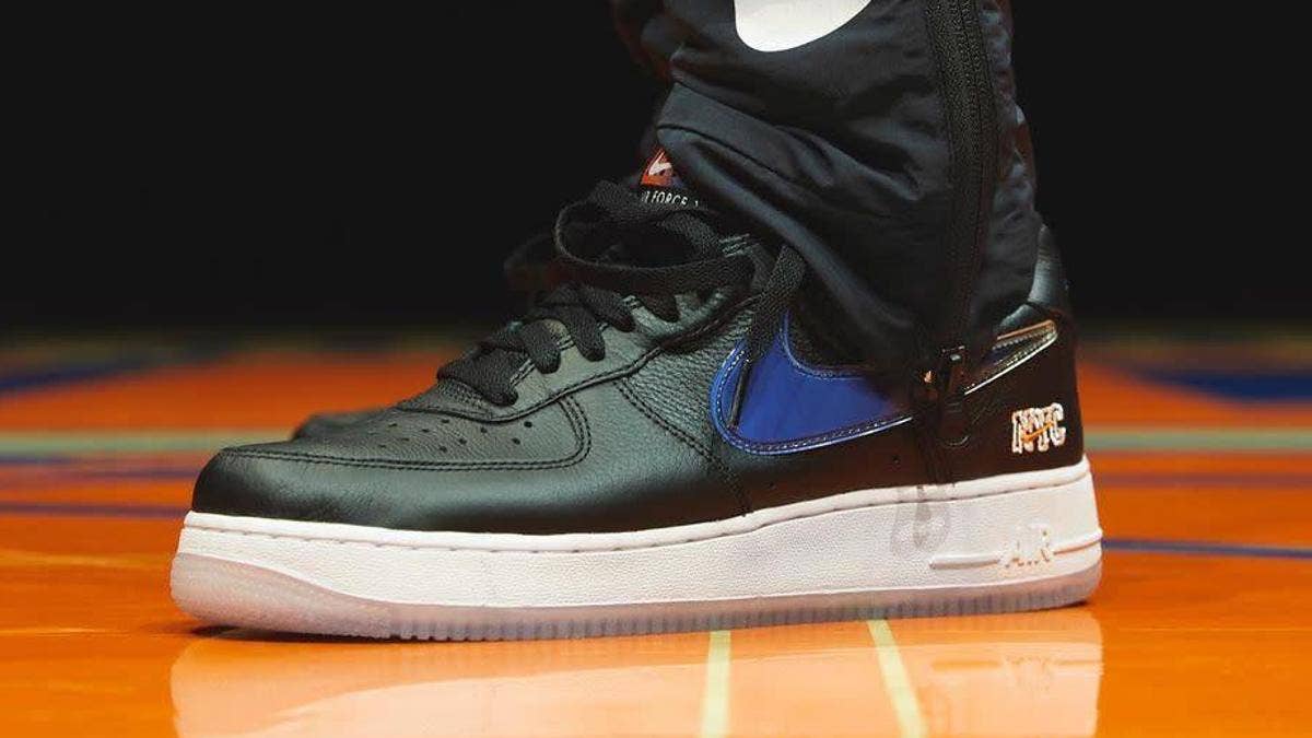 Kith's Nike Air Force 1 Low 'New York' collaboration in the black colorway is releasing in December 2021. Find the release date and more here.