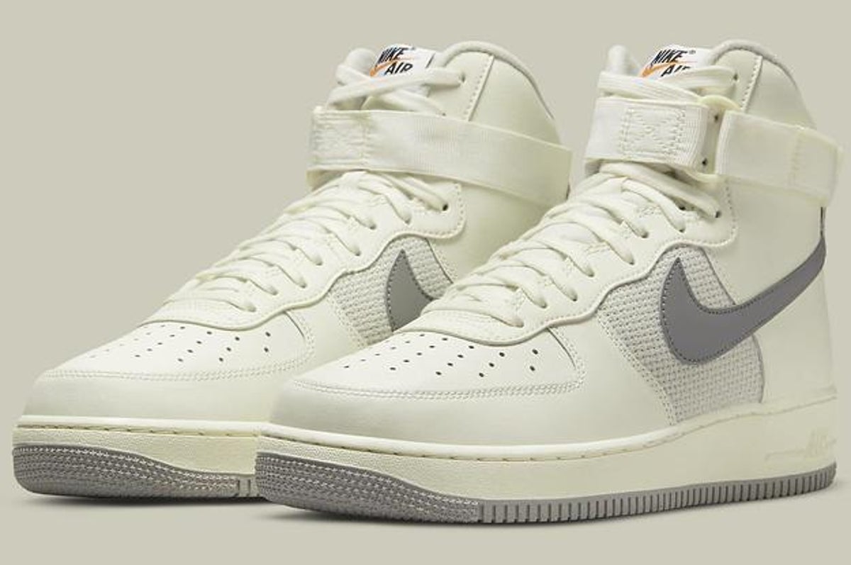 Nike Air Force 1 High Top Basketball Shoes Sneakers Editorial