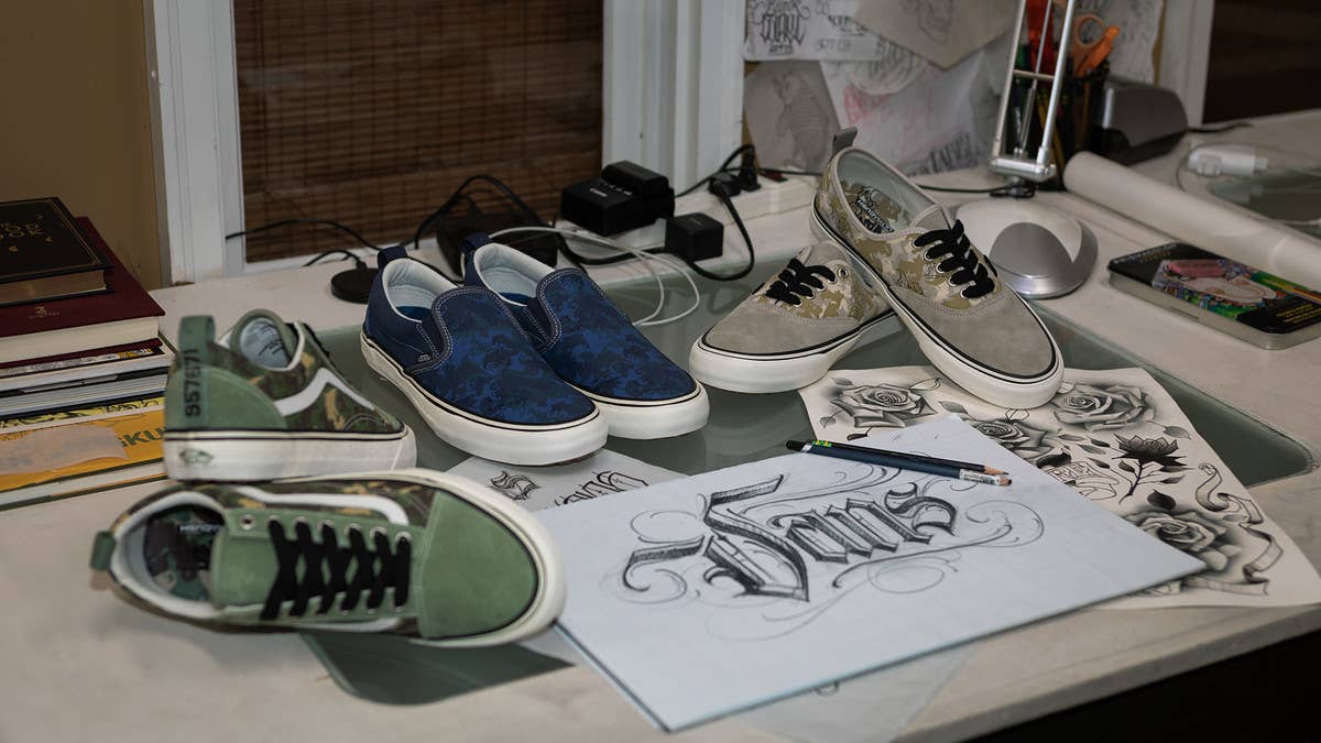 For the very first time, Vans has teamed up with renowned tattoo artist BJ Betts for a new sneaker collection. Find out where to buy the collab here.