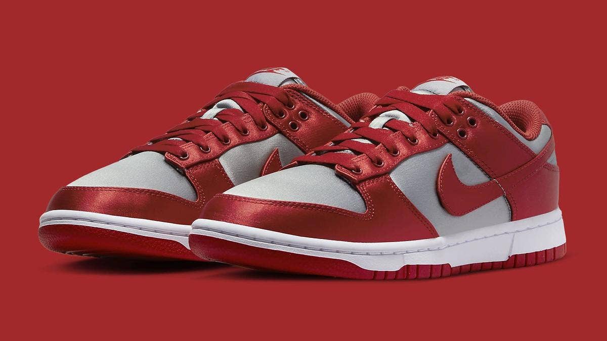The original 'UNLV' Nike Dunk Low colorway is getting a satin makeover, with a new women's exclusive release arriving in May 2023. Find the release info here.