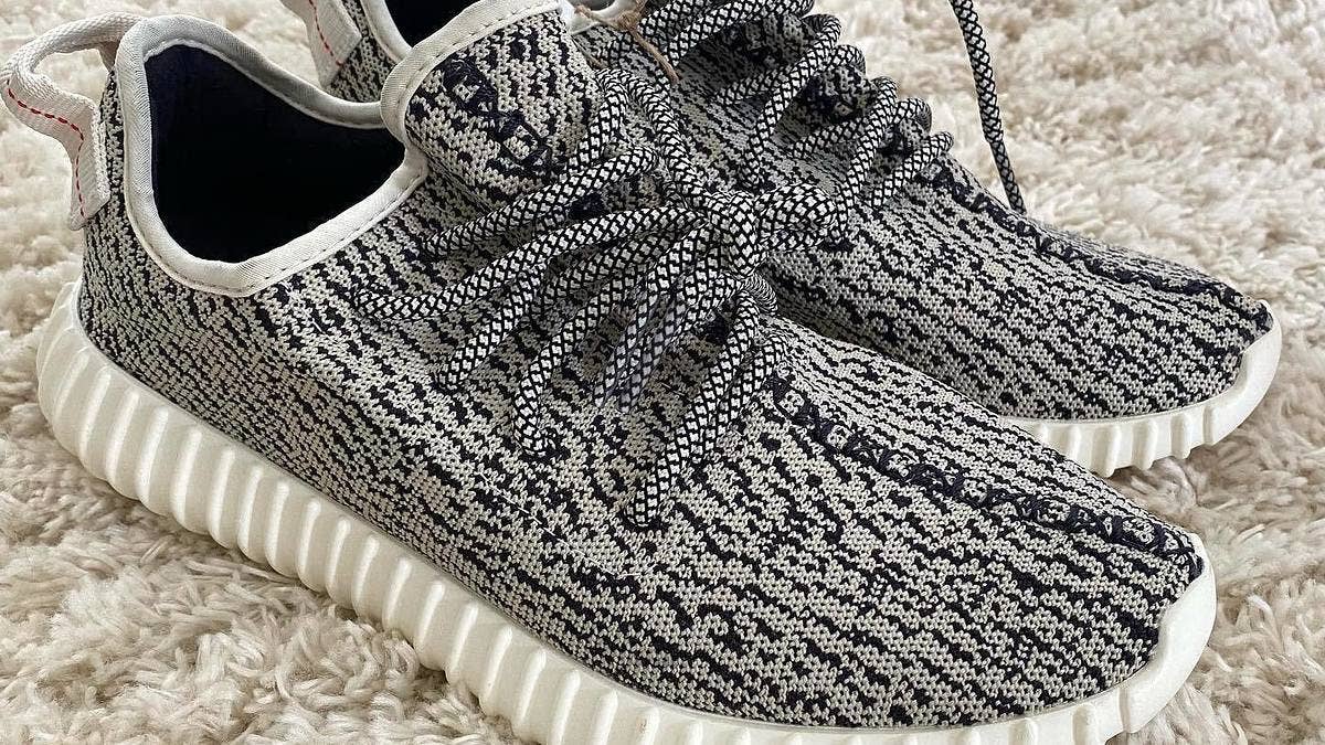 New images have emerged of the Adidas Yeezy Boost 350 'Turtle Dove,' which possibly hints that the coveted colorway could be returning in 2022.
