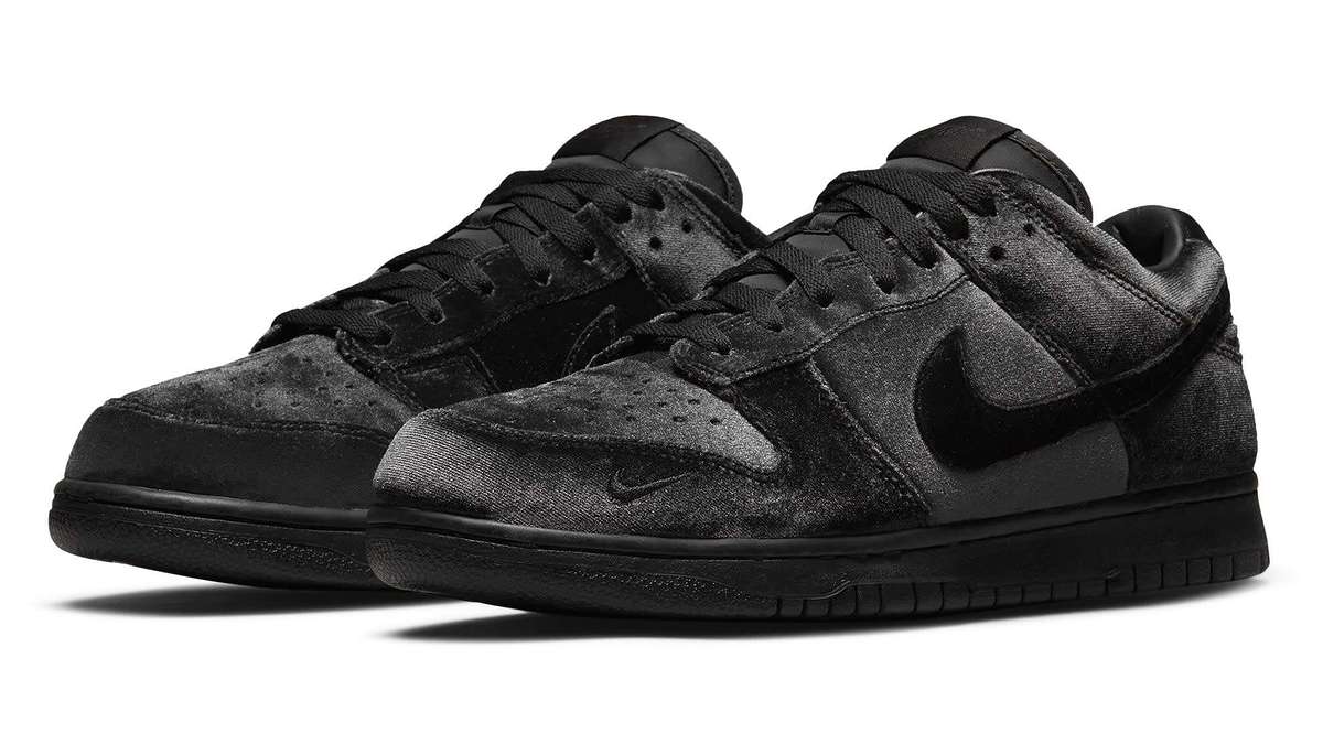 Retailer Dover Street Market is collaborating with Nike on a collection of Dunk Low sneakers that's releasing in February 2022. Find out more details here.
