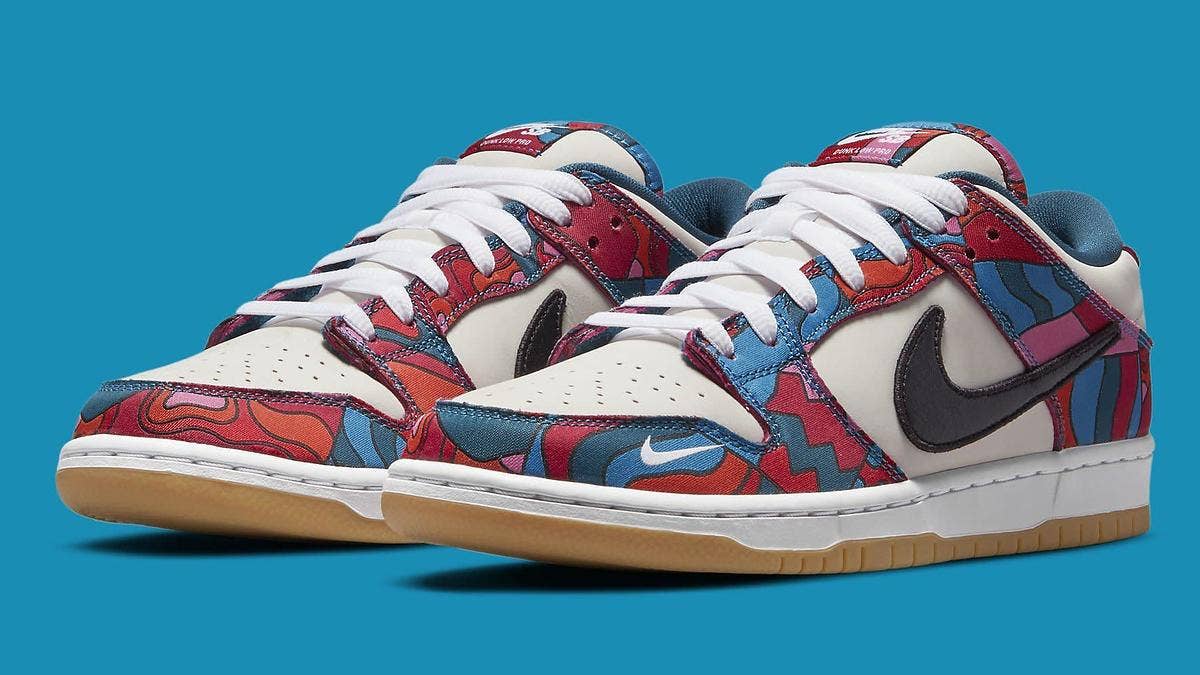 Dutch artist Parra and Nike SB are dropping a new SB Dunk Low this summer coinciding with the 2021 Summer Olympics in Tokyo. Click here to learn more.