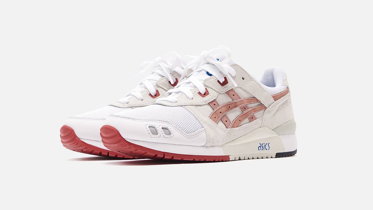 Ronnie Fieg teases his upcoming Kith x Asics Gel-Lyte 3 'Yoshino Rose' collaboration on social media. Click here to learn more including release date details.