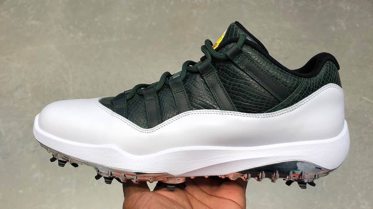Jordan Brand is releasing a special colorway of the Air Jordan 11 Low Golf to celebrate the 2019 Masters golf tournament. 