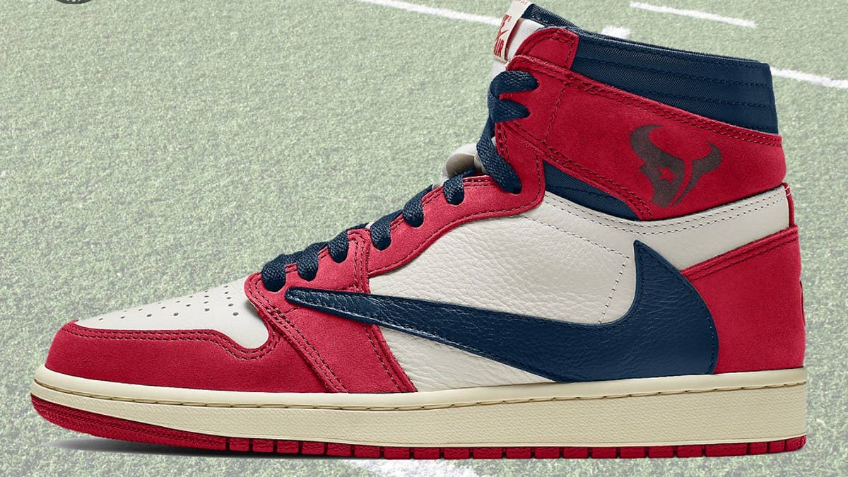 From Los Angeles Rams-themed Nike LeBrons to 'Houston Texans' Travis Scott x Air Jordans, we imagine popular sneakers inspired by NFL teams.