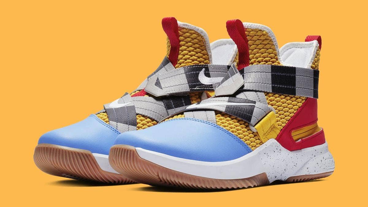 The latest colorway of the Nike LeBron Soldier 12 is inspired by the popular children's cartoon 'Arthur.'