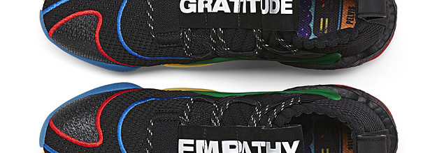 Adidas Crazy BYW LVL x Pharrell Williams 'Gratitude & Empathy' Black &  Multi, END.