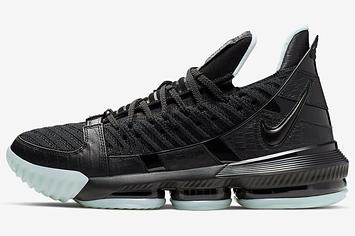 Nike LeBron 16 SB 'Black/Glow' (Lateral)