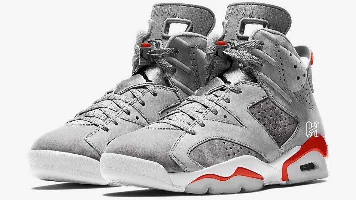 The release date and details for the Air Jordan 6 Retro 'Neutral Grey/White/True Red/Black' sneaker rumored to release in 2020.