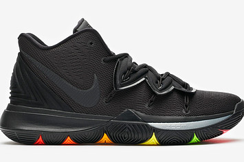 Nike Kyrie 5 Black Rainbow Release Date AO2918 001 Profile