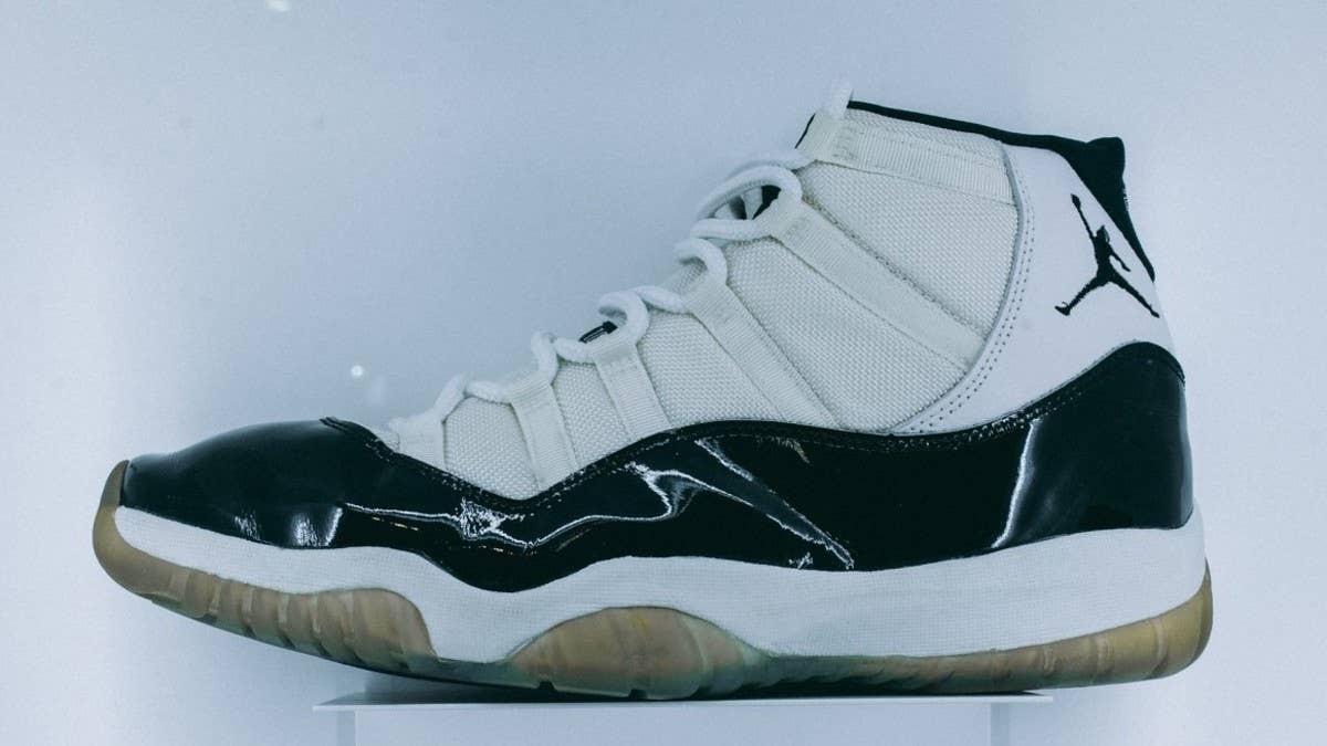 Retailer Sneakersnstuff is hosting a 'Grail Tour' exhibit highlighting some of the most important game-worn Air Jordan 11s ever for the return of the 'Concord.'