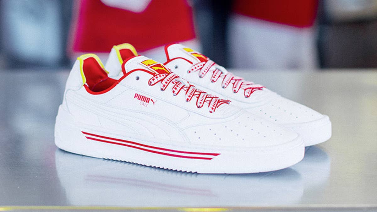 In-N-Out has used Puma for using its trademarks on a recently-released collection of sneakers that included the Cali-0 and California Drive Thru.