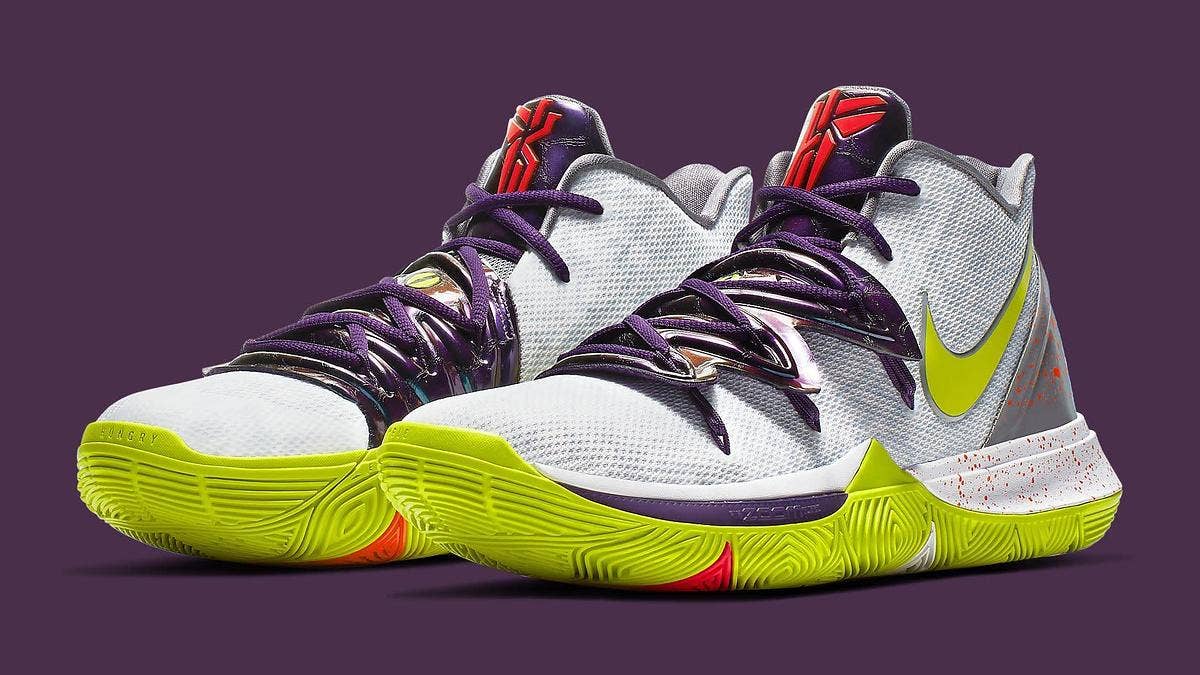 Nike will be releasing a 'Mamba Mentality' Nike Kyrie 5 inspired by the 'Chaos' Kobe 5 to celebrate Mamba Day 2019.