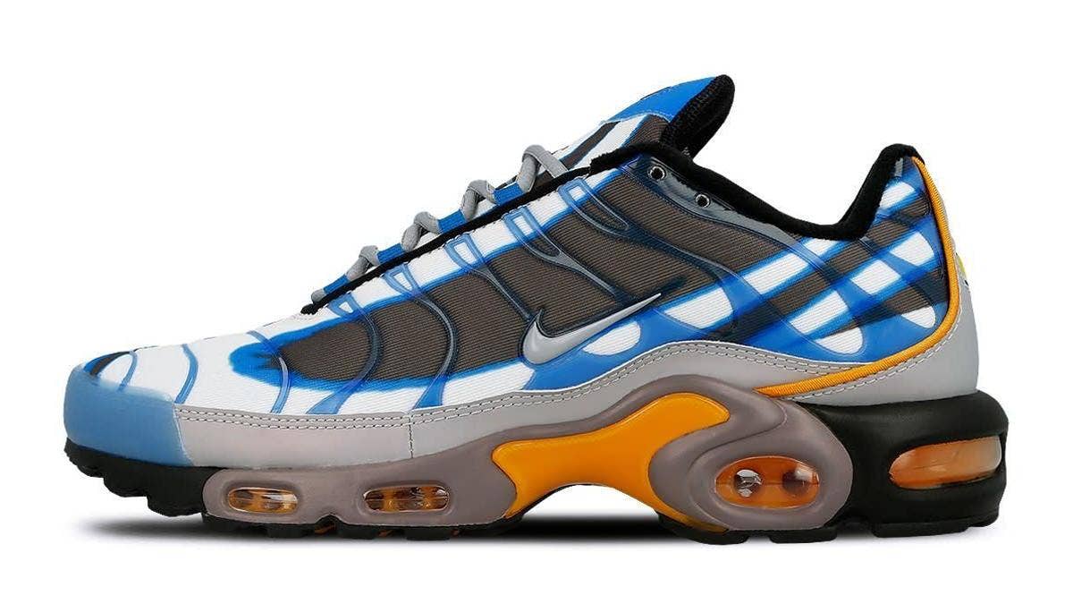 The latest colorway of the Nike Air Max Plus is designed to resemble the OG color scheme of 1999's Air Max Deluxe.