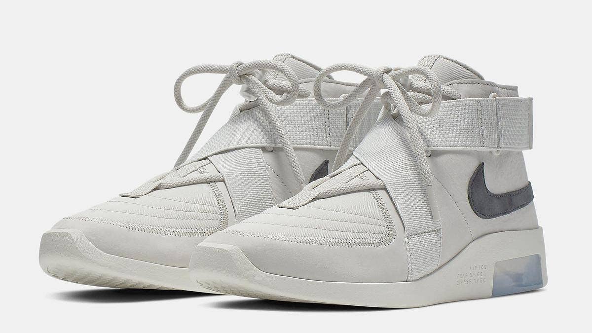 Here's an official look at the Jerry Lorenzo's upcoming Nike Air Fear of God 180 collaboration with Nike, which is expected to release later this year. 