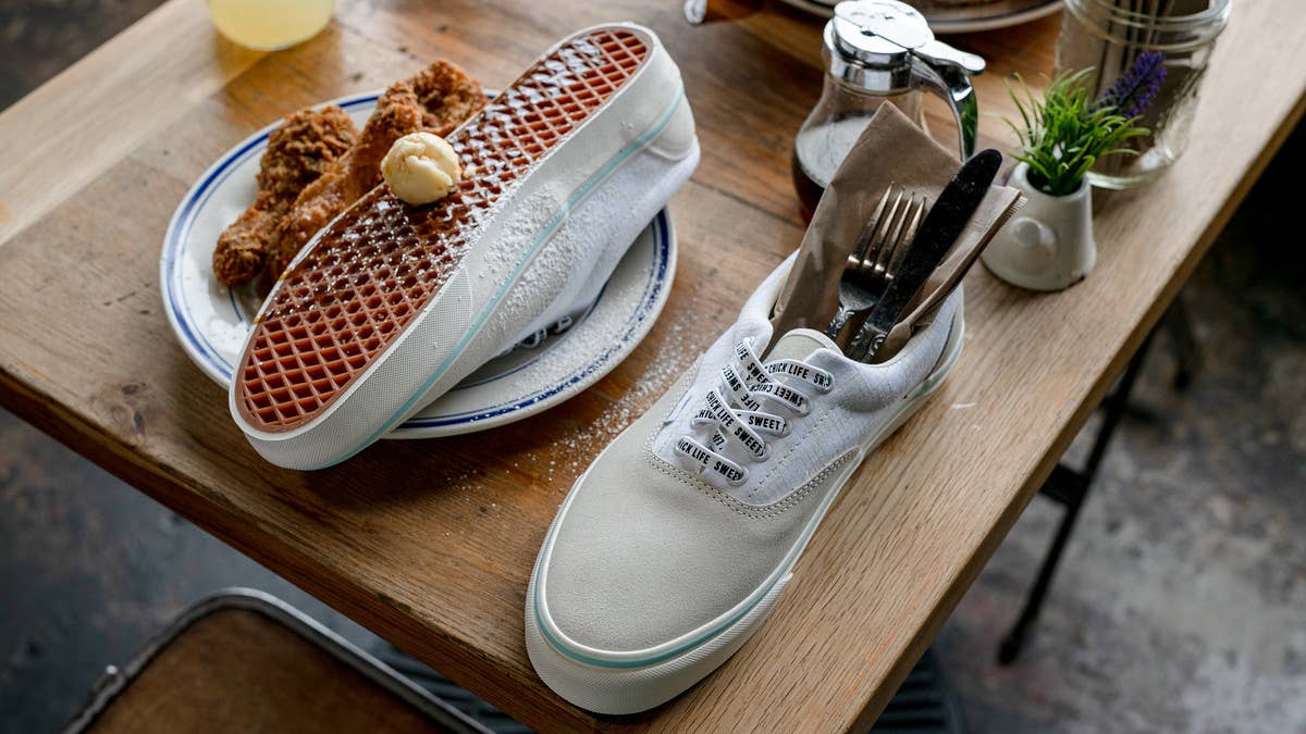 Vans has collaborated with gourmet chicken and waffles restaurant Sweet Chick for a Foot Locker-exclusive collaboration.