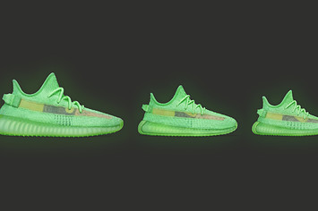 Adidas Yeezy Boost 350 V2 'Glow' PR300 (Lateral)