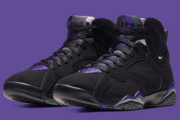 Los Angeles Lakers White Purple Air Jordan 13 Shoes - Tagotee