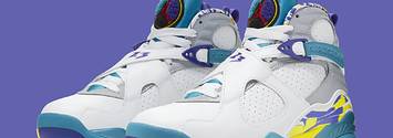 Official Look at the Women s Air Jordan 8 Aqua Retro Complex