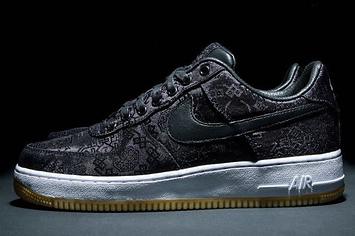 clot fragment nike air force 1 low black silk lateral