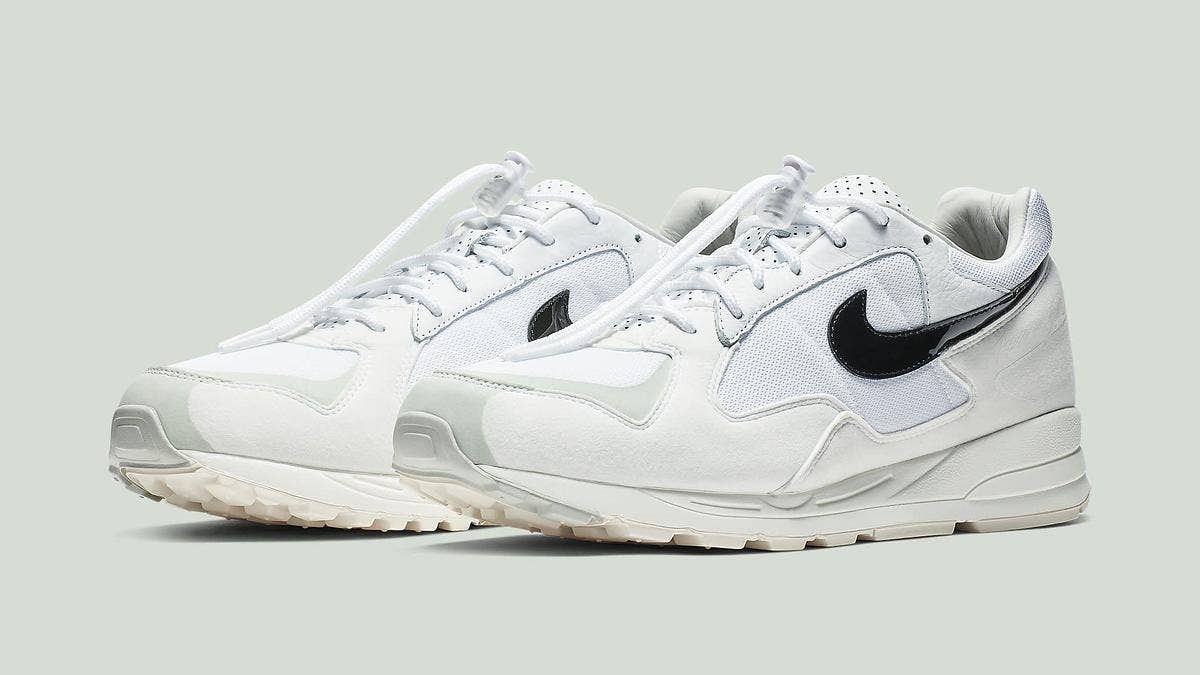 Official images of the upcoming Fear of God x Nike Air Skylon 2 have surfaced. This collab will be available in black and white-based colorways.