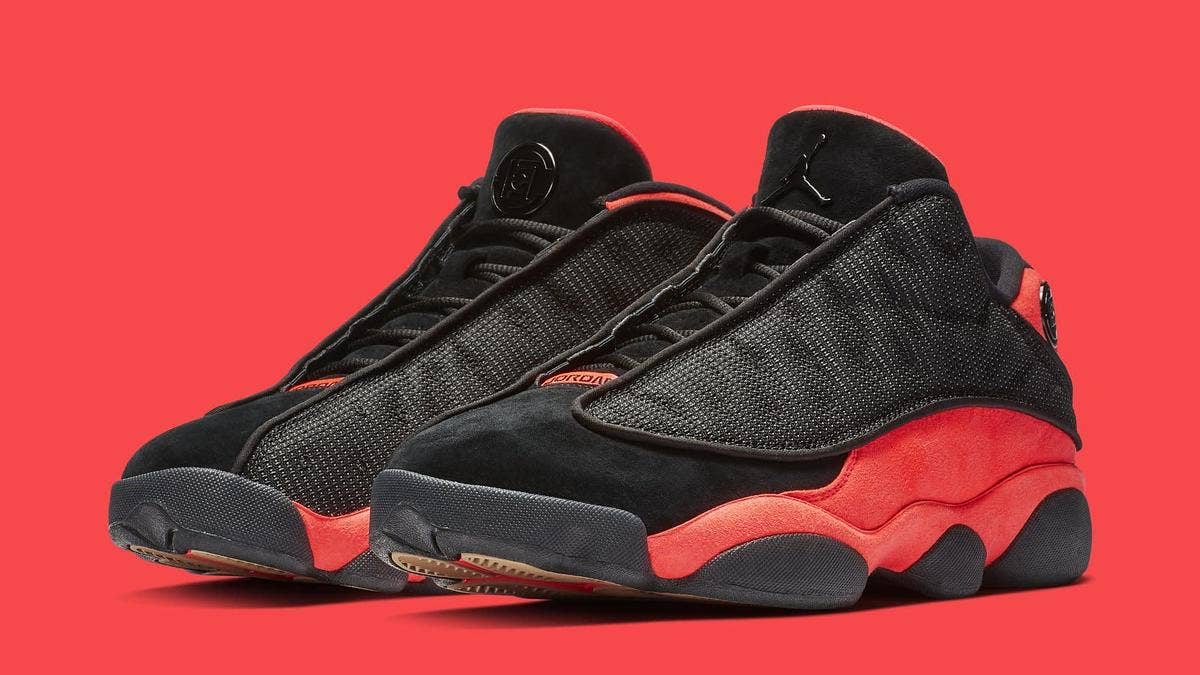 Fresh off releasing its Terracotta Warrior-themed collaboration in December, Clot will introduce an 'Infrared' colorway of the Air Jordan 13 Low in 2019.