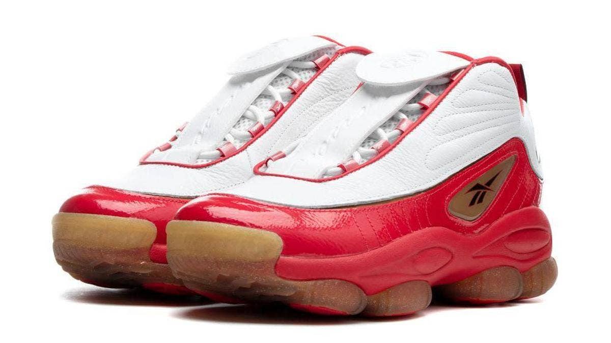 A brand new white and red colorway of the Reebok Iverson Legacy hybrid model has surfaced that takes inspiration from the Philadelphia 76ers throwback uniforms.