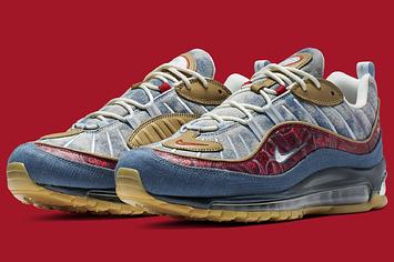 Nike Air Max 98 'Wild West' Light Armory/University Red BV6045 400 (Pair)