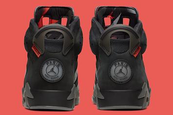 PSG x Air Jordan 6 CK1229 001 (Heel)