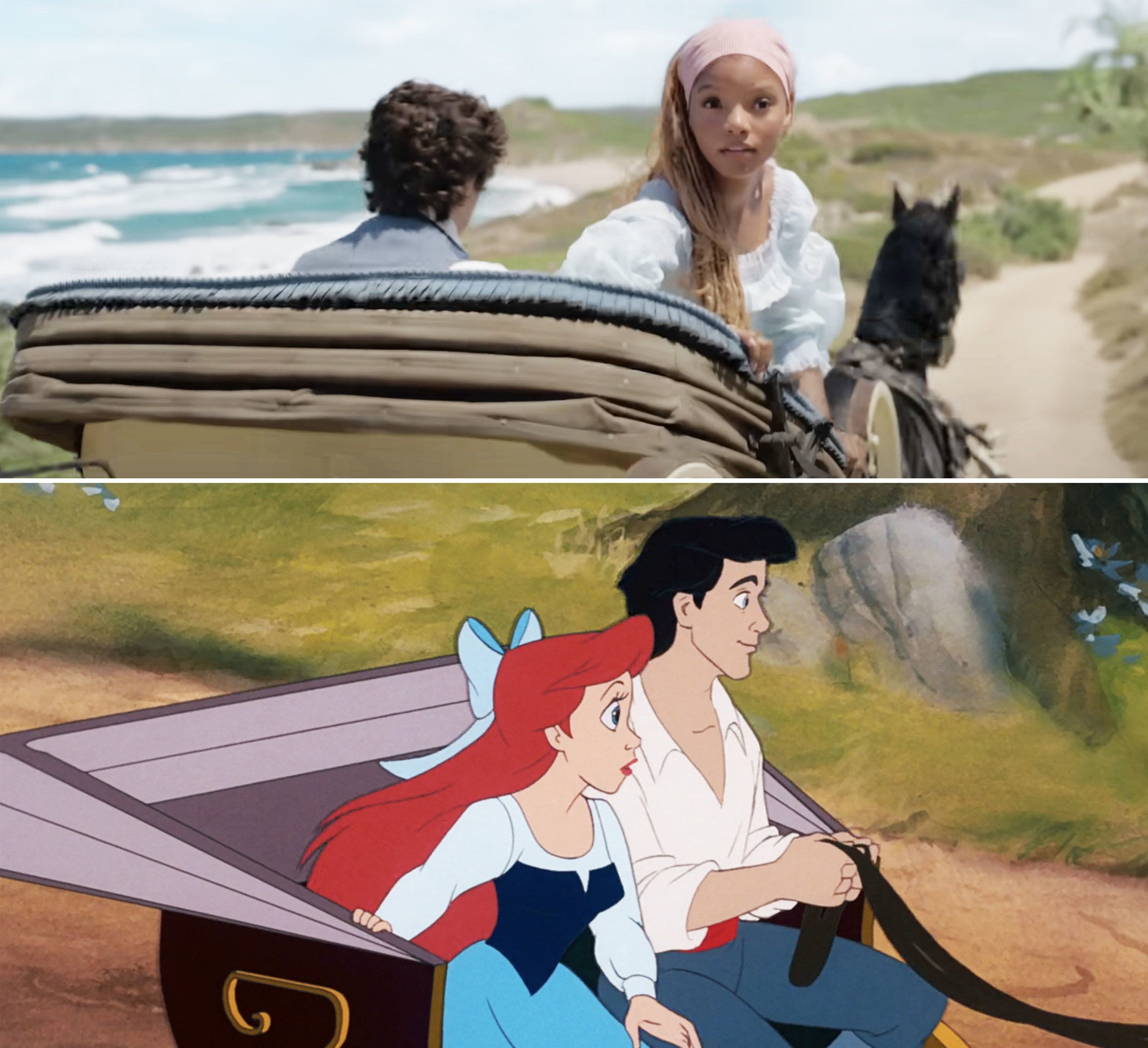 Screenshot from both &quot;The Little Mermaid&quot; films