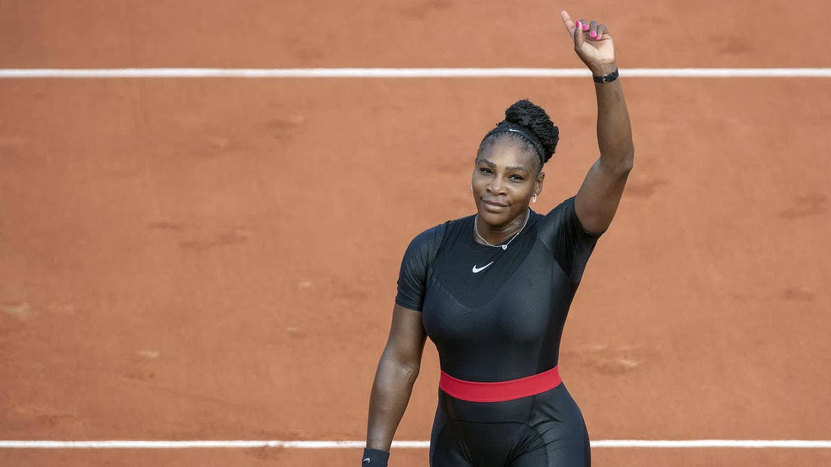 After the French Open decided to ban Serena Williams from wearing her unique catsuit gear, her partners at Nike offer a subtle and powerful response in solidarity.