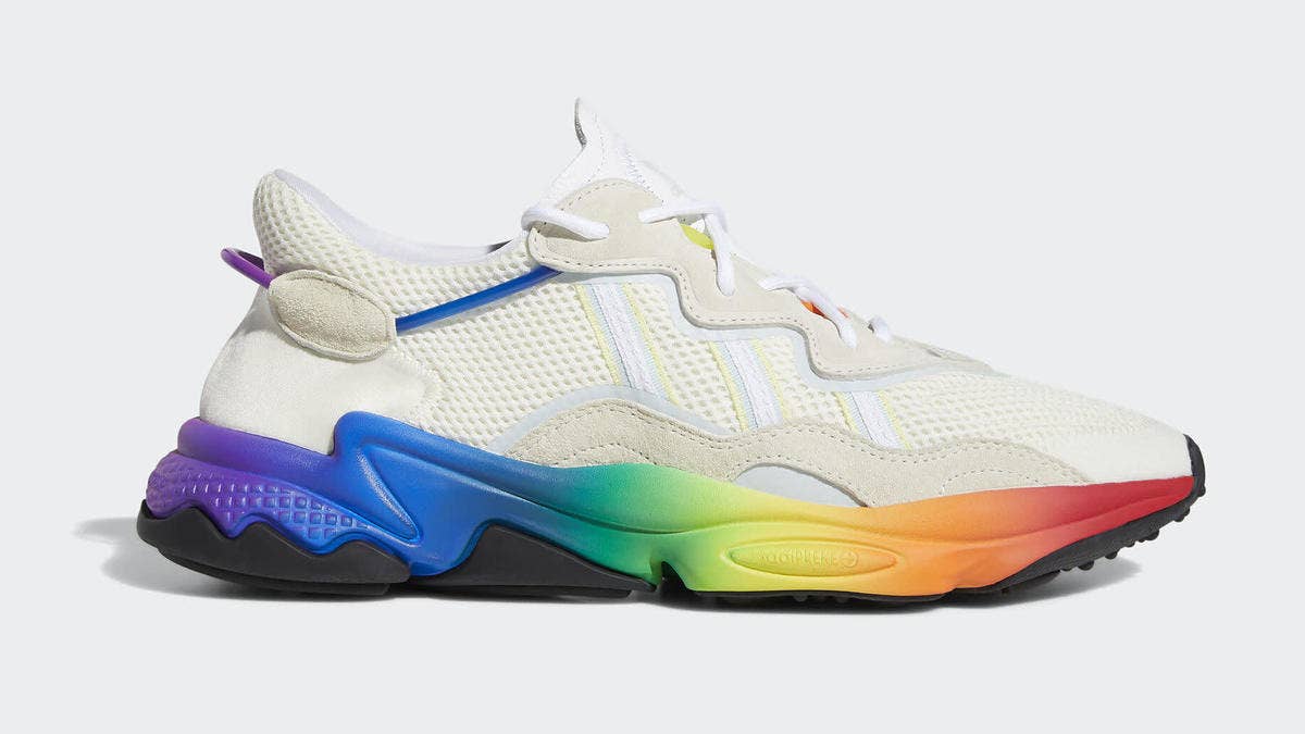 Images of three pairs from Adidas' upcoming 2019 Pride Pack celebrating LGBT Pride Month have surfaced. Get a closer look at the upcoming collection here.