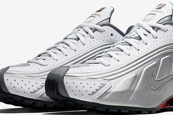 Nike Shox R4 'White/Comet Red/Black/Metallic Silver' (Pair)