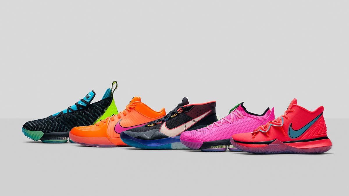 Nike has unveiled the 2019 WNBA All-Star Game PE collection that consists of the Nike Zoom KD 12, the Kyrie 5, Zoom Kobe 4 Protro, and the LeBron 16s.