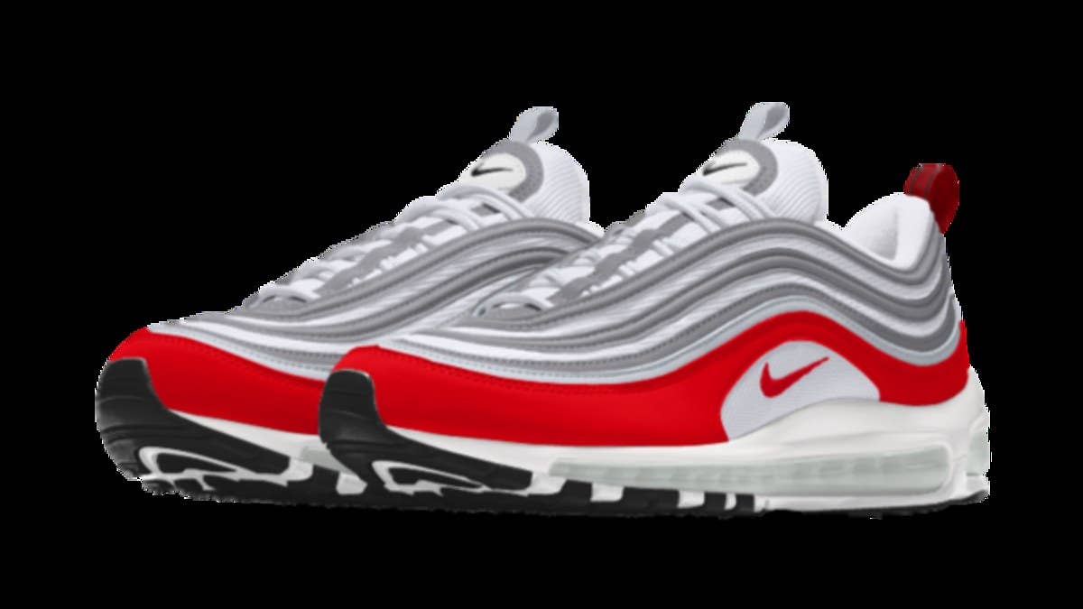 The Nike Air Max 97 is currently available for personal customization via Nike's 'By You' platform.