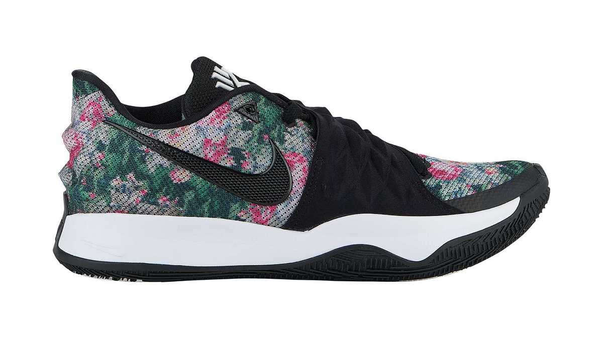 Nike Basketball is releasing a Kyrie Low 'Floral' colorway with flower patterns. Find the release details and more info here.