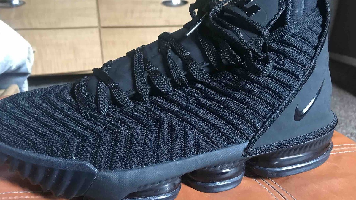 Lebron 16 black and hot sale grey