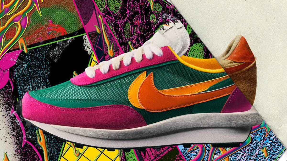 Official images have surfaced of Sacai's upcoming Nike LDWaffle hybrid model. The collaboration will be released in five colorways. 