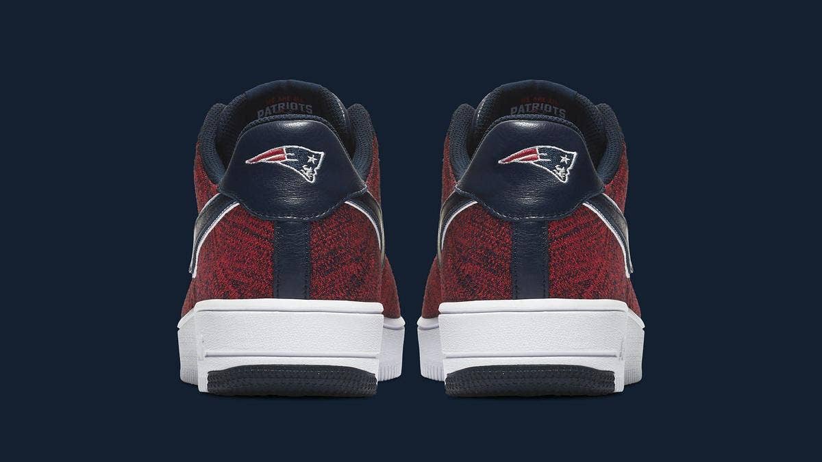 Nike has created another Air Force 1 Ultra Flyknit Low to honor New England Patriots owner Robert Kraft and his family owning the team for the last 25 years.